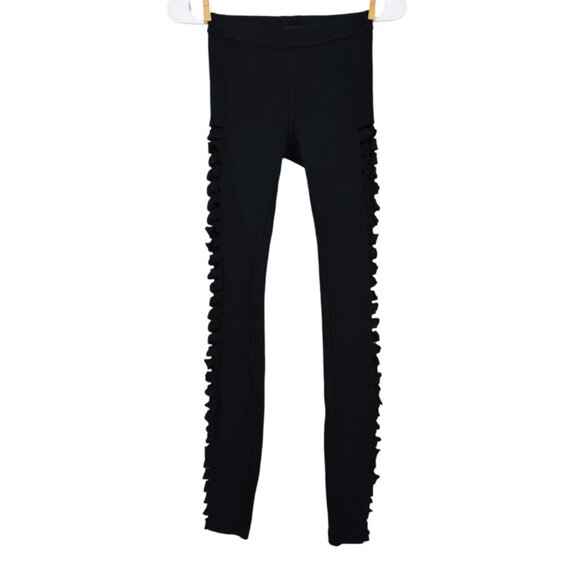 CITIZENS OF HUMANITY BLACK SLASH LEGGINGS - Picture 2 of 8